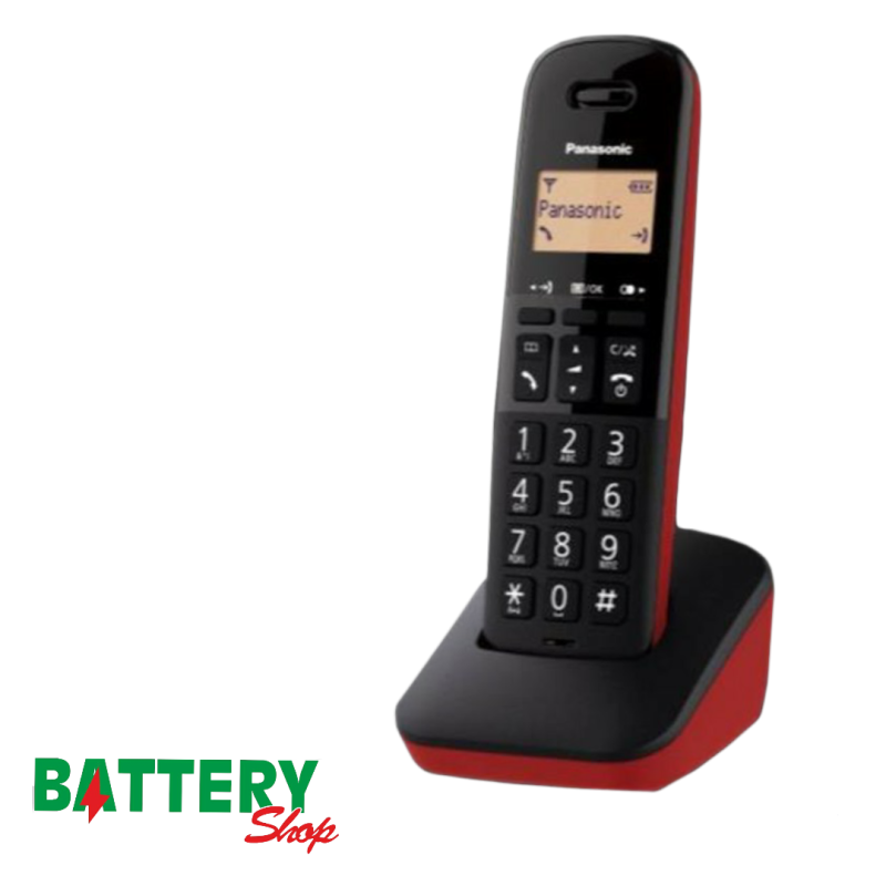 Ασύρματο Ψηφιακό Τηλέφωνο Panasonic KX-TGB610JTR Μαύρο-Κόκκινο