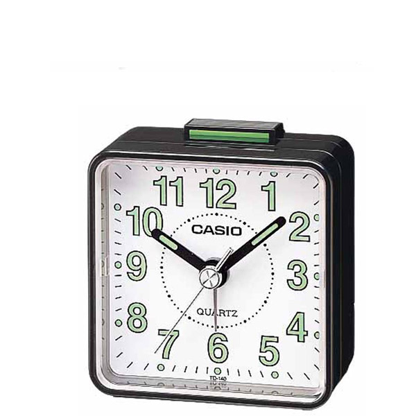 Analog desktop alarm clock CASIO TQ-140-1BEF
