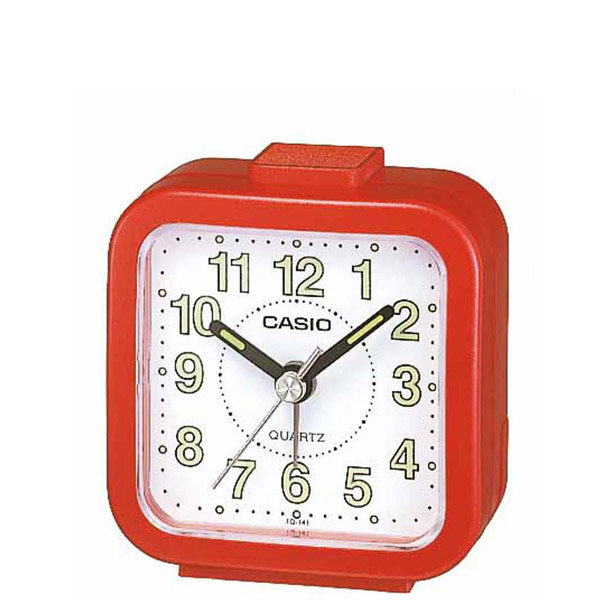 Analog desktop alarm clock CASIO TQ-141-4EF