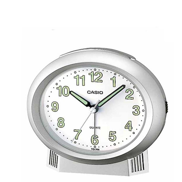 Analog desktop alarm clock CASIO TQ-266-8EF