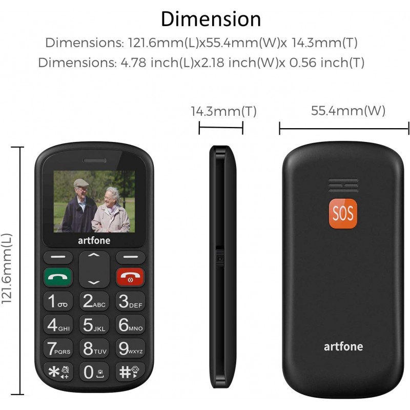 artfone cs181 dual sim 18 gsm phone 4